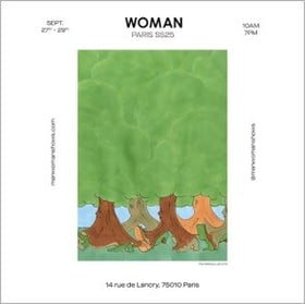 WOMAN PARIS BANNER